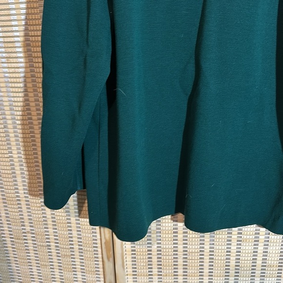 Devernois Paris Vintage 1970s Forest Green Preppy Cardigan Sweater Blazer 18? - Picture 13 of 16